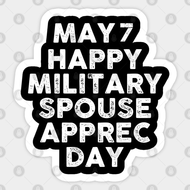 Happy Military Spouse Appreciation Day Sticker by Artistry Vibes